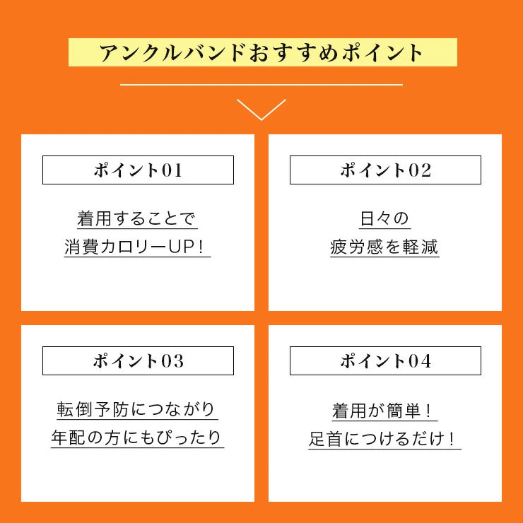 ABAND アンクルバンド 両足1組(アバンド) /男女兼用 レディース メンズ 疲労軽減 消費カロリーアップ 偏平足サポーター 足首 猫背補正 サポーター 膝 腰のお悩み 腰 肩 姿勢 矯正 スポーツパフォーマンス ストレス軽減 温熱特性