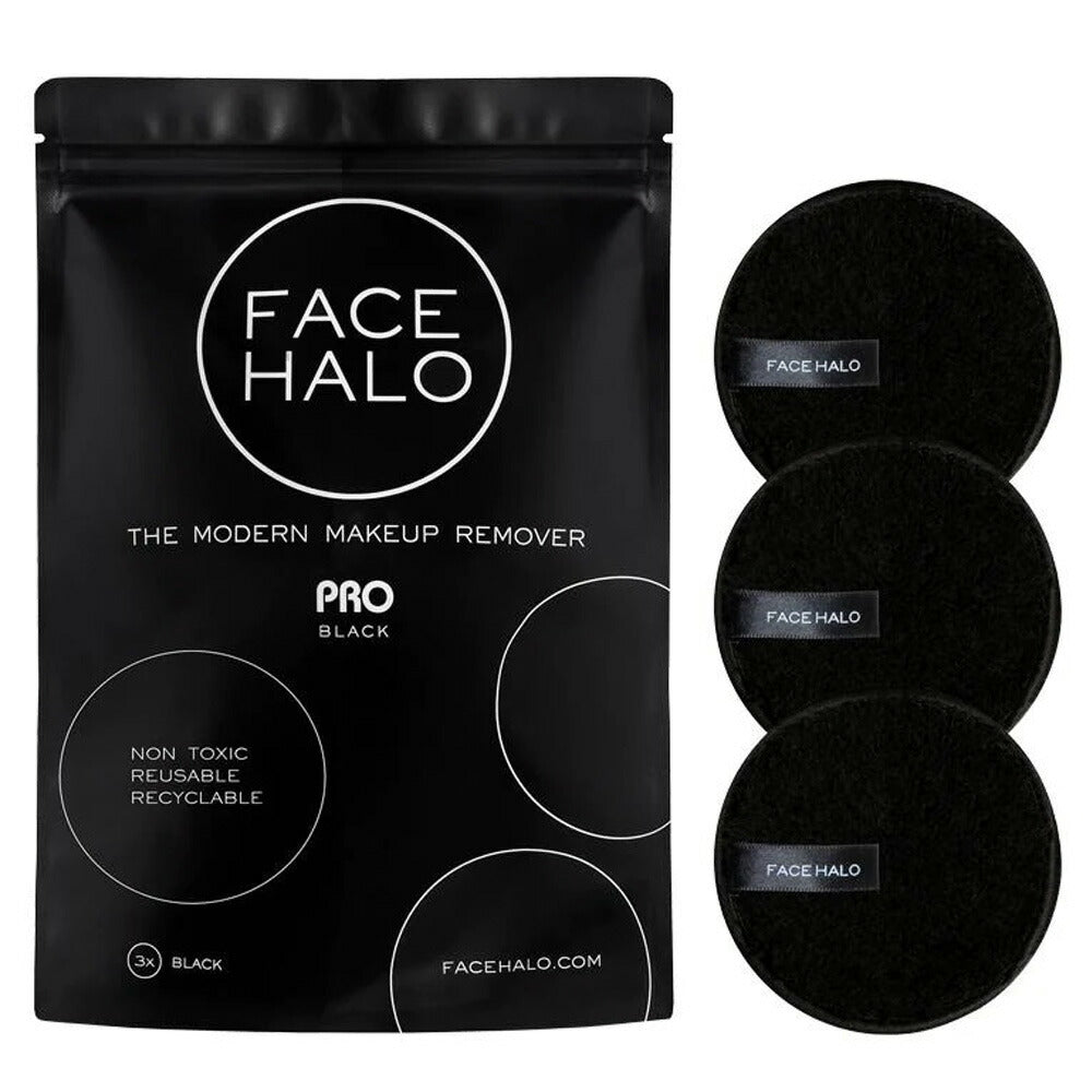 クレンジングパッド 【3枚セット】水だけでメイクも落とせる FACE HALO クレンジングパッド / サスティナブル 洗顔パット FACEHALO FACEHALLO FACE HELLO face halo face hello