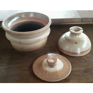 土鍋 飯炊釜 時短で本格的な土釜ごはん 山の工房村 半睡窯謹製炊飯釜 羽釜 5合(白米 3合/4合/5合/玄米 半量) 土釜の質は温め直しご飯で分かる!日本製 炊飯 たわしプレゼント 送料無料