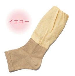 睡眠 グッズ 入眠を助けるおやすみ靴下 眠+(ミンプラス)おやすみ レッグウォーマー 抗菌防臭タイプ 2重編み構造で温かい/レディース(女性用)ピンク/サックス ブルー/イエロー ブラウン くつ下 冷え性 寒がり
