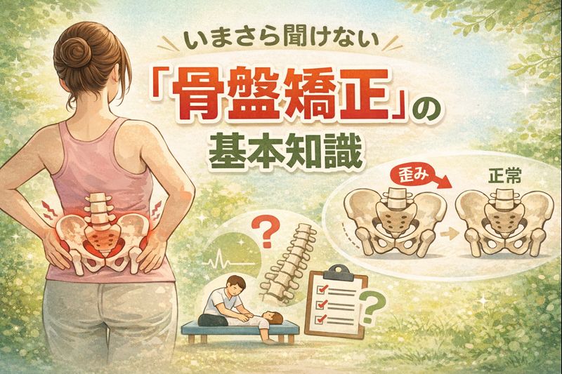いまさら聞けない「骨盤矯正」の基本知識