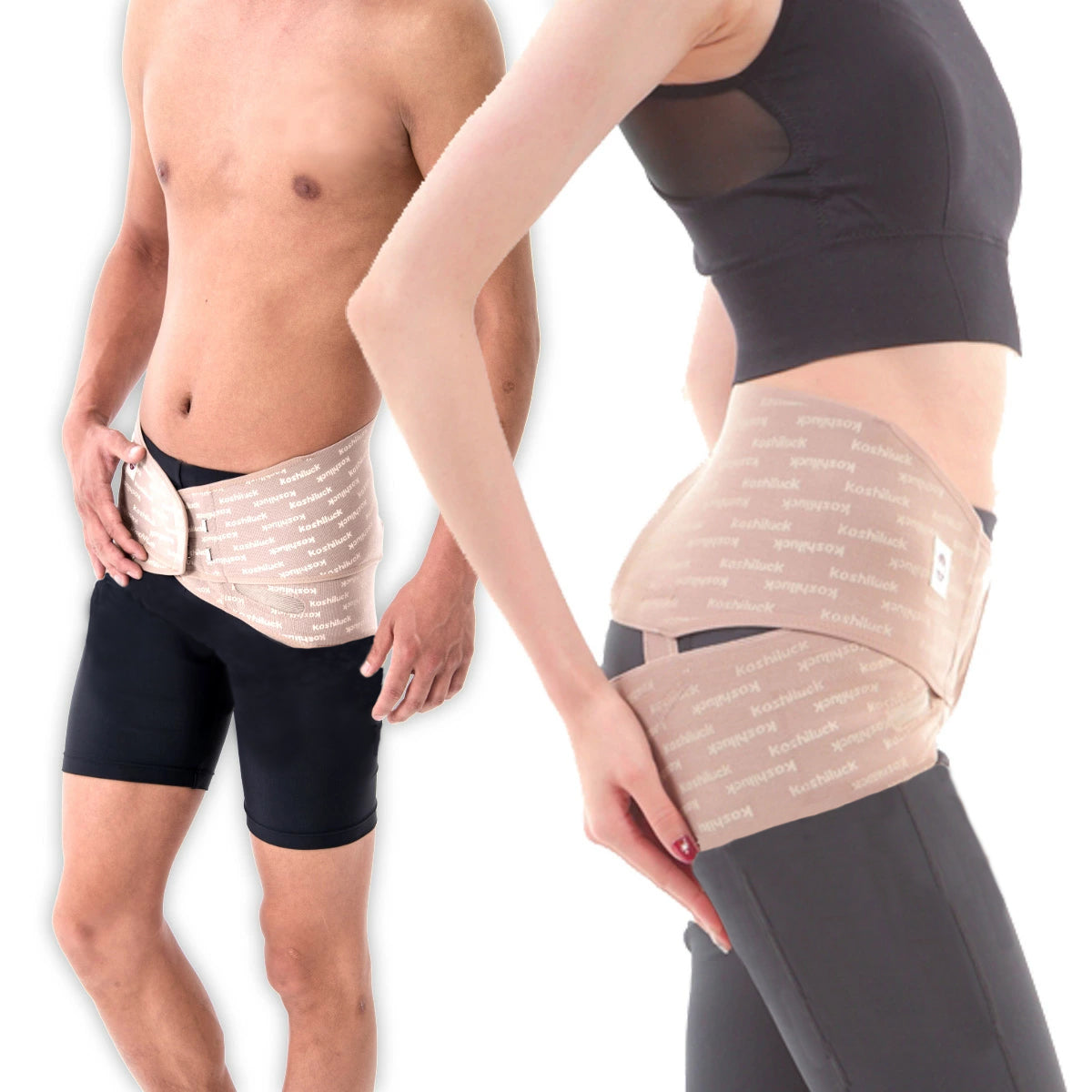 ★男女兼用/ ワンベルトと骨盤ベルトの最強セット骨盤矯正ベルト背骨 ウエスト周りをサポートするワンベルトのお得なウエスト周りをサポートするワンベルトのお得なセット 男女兼用 ブラック ベージュ/腰ベルト メンズ okset-belt