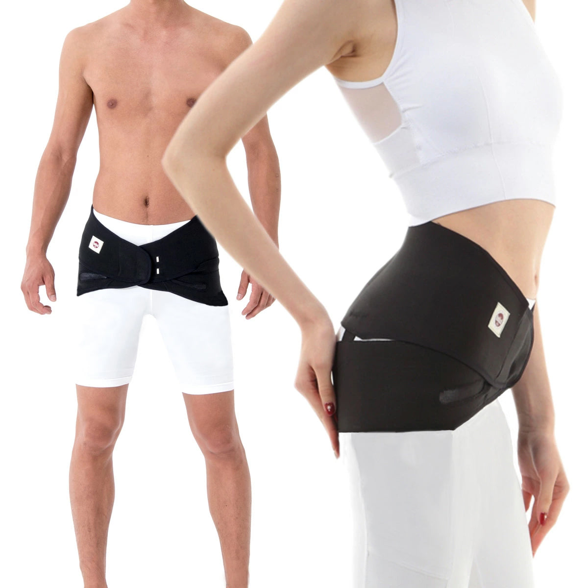 ★男女兼用/ ワンベルトと骨盤ベルトの最強セット骨盤矯正ベルト背骨 ウエスト周りをサポートするワンベルトのお得なウエスト周りをサポートするワンベルトのお得なセット 男女兼用 ブラック ベージュ/腰ベルト メンズ okset-belt